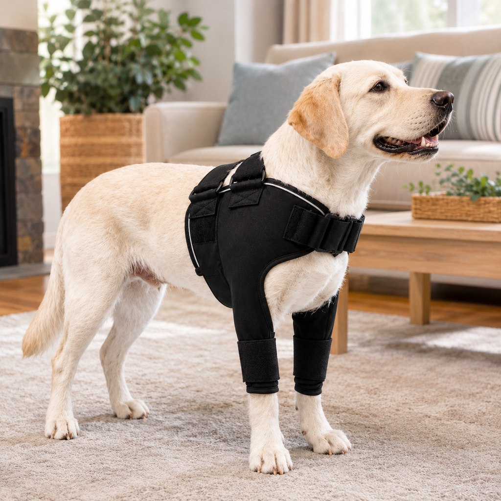Paws in Awe Senior Dog Shoulder & Front Leg Support Brace for Cold Walks & Daily Comfort image 1