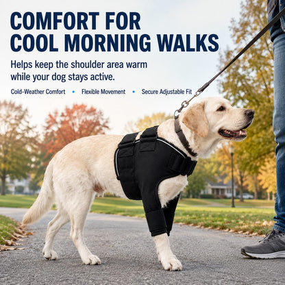 Paws in Awe Senior Dog Shoulder & Front Leg Support Brace for Cold Walks & Daily Comfort image 4