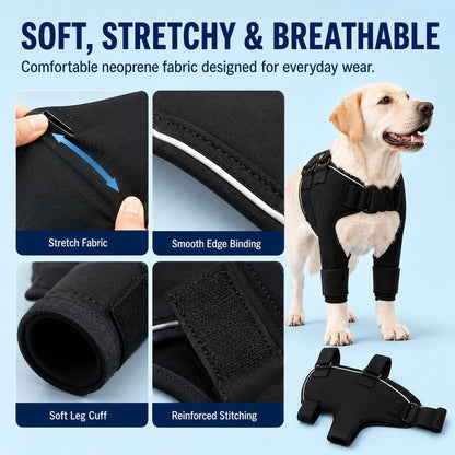 Paws in Awe Senior Dog Shoulder & Front Leg Support Brace for Cold Walks & Daily Comfort image 7