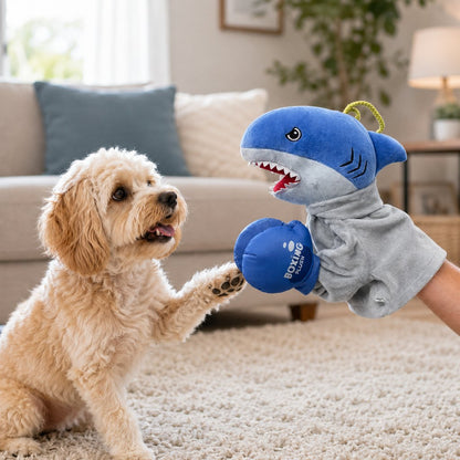 Shark interactive boxing pet puppet toy