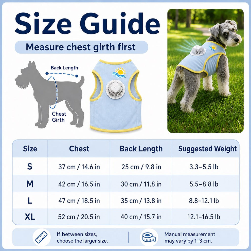 small medium dog summer cooling shirt