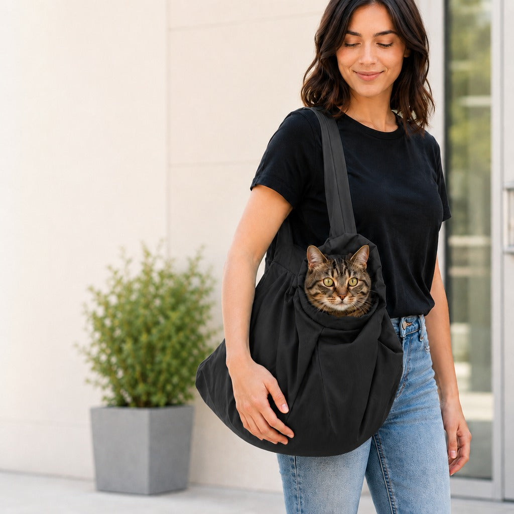 Paws in Awe Soft Cat Carrier Grooming Bag for Vet Visits &Nail Trims - Helps Reduce Scratching During Routine Care image 9