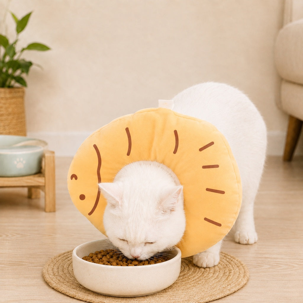 Paws in Awe Soft Cat Recovery Collar for Eating & Sleeping - Adjustable Cone Alternative image 11