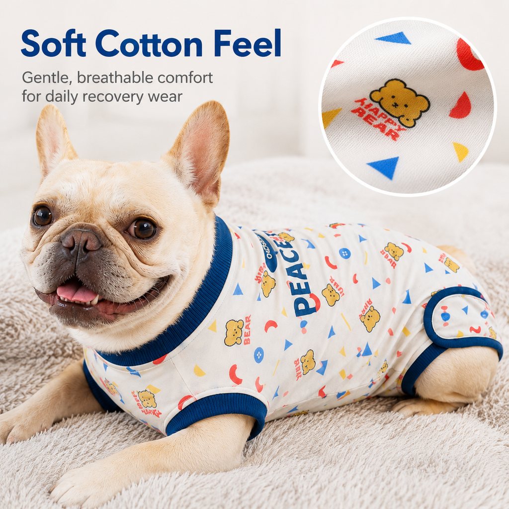 Paws in Awe Dog Recovery Suit for Post-Surgery Belly Protection - Soft Cone Alternative Onesie for Spay, Neuter & Anti-Lick Care image 6