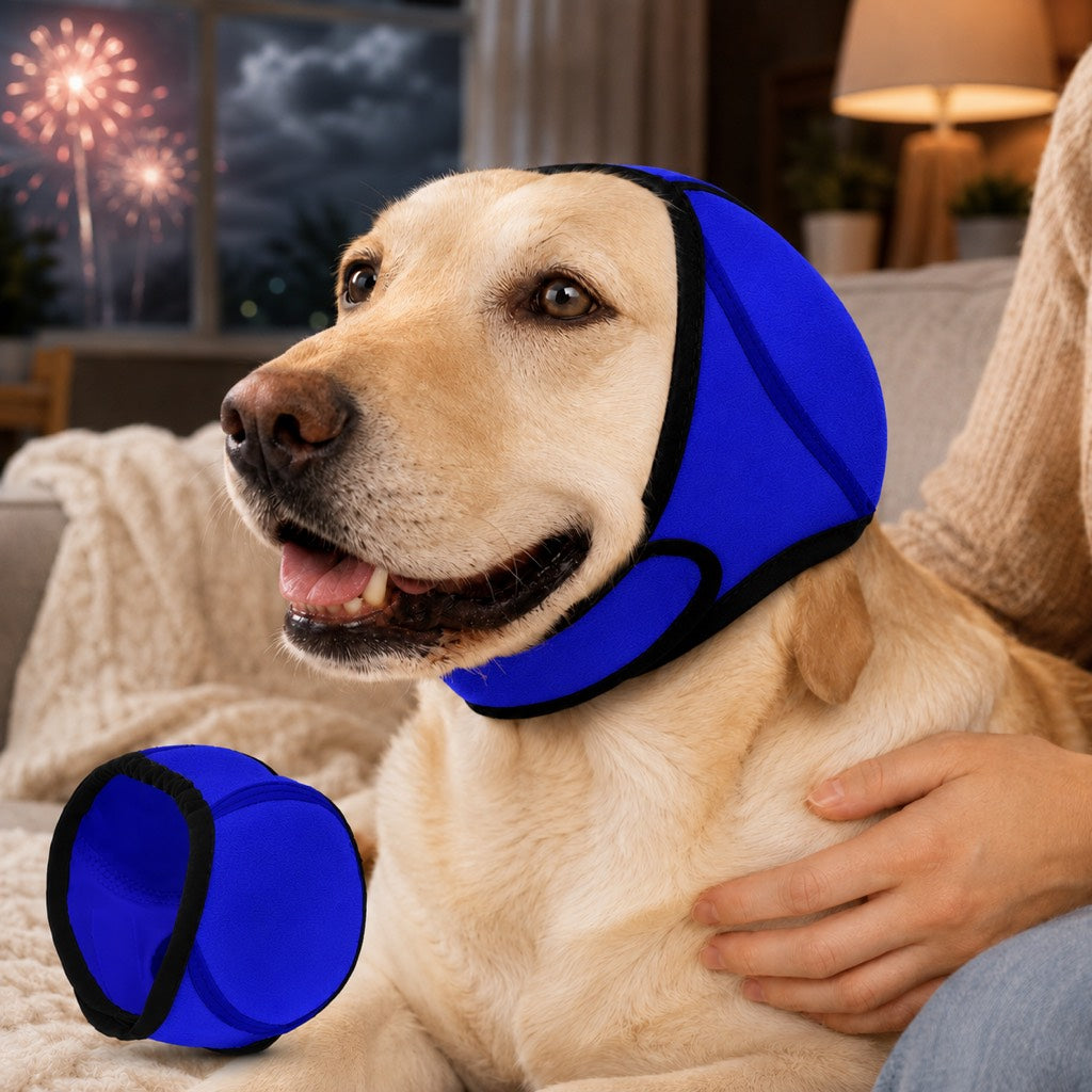 Paws in Awe Dog Ear Cover for Swimming, Bath Time & Loud Noise Comfort - Soft Calming Ear Muff to Help Keep Water & Debris Out image 12