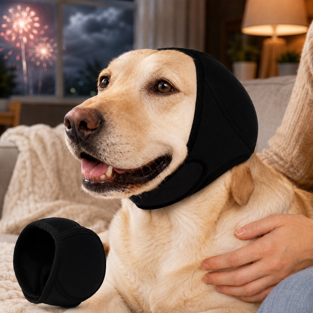 Paws in Awe Dog Ear Cover for Swimming, Bath Time & Loud Noise Comfort - Soft Calming Ear Muff to Help Keep Water & Debris Out image 11