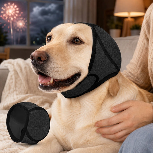 Paws in Awe Dog Ear Cover for Swimming, Bath Time & Loud Noise Comfort - Soft Calming Ear Muff to Help Keep Water & Debris Out image 1