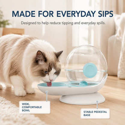 Paws in Awe 2.8L Gravity Pet Waterer for Cats & Small Dogs – No-Plug Auto Refill for Busy Homes image 7