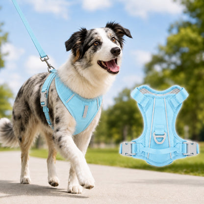 Paws in Awe Reflective Dog Harness for Night Walks, Daily Park Walks & No-Neck-Pull Comfort image 13