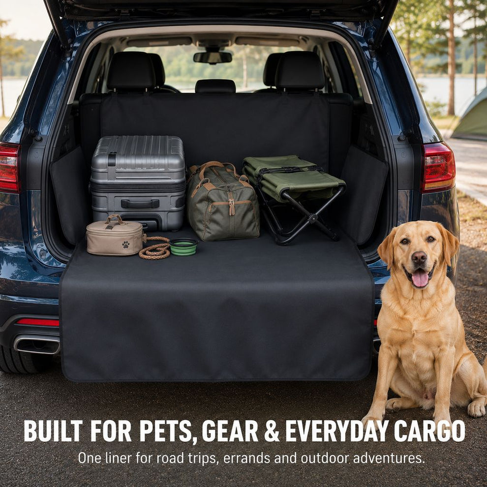 SUV cargo liner for dogs gear and everyday cargo
