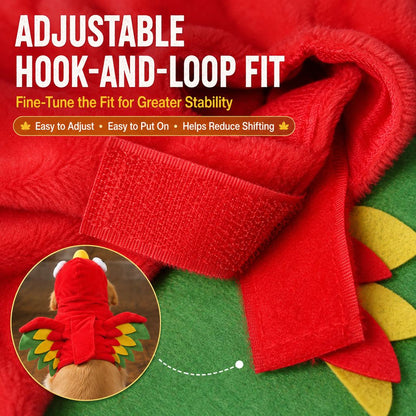 Paws in Awe Halloween Turkey Costume for Dogs & Cats - One-Piece Hooded Pet Outfit for Parties & Photos image 8
