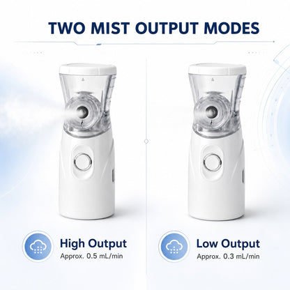 Pet nebulizer with two mist output modes