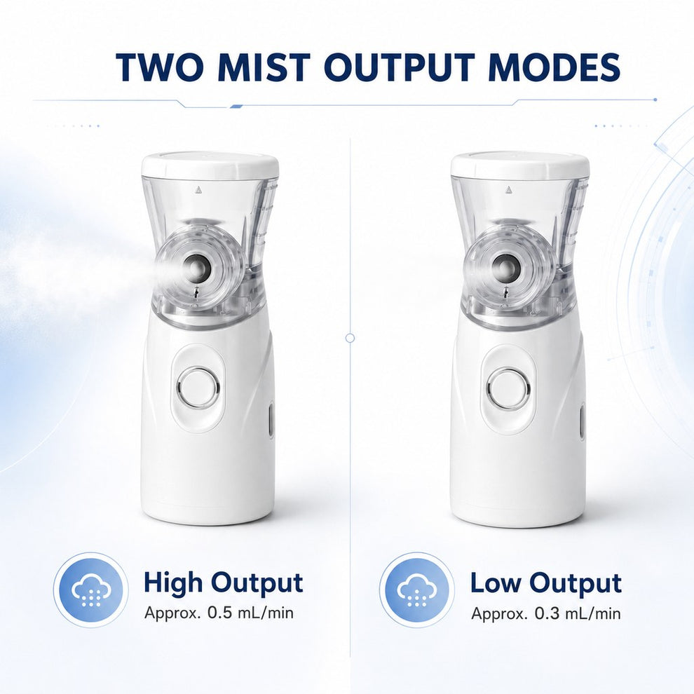 Pet nebulizer with two mist output modes