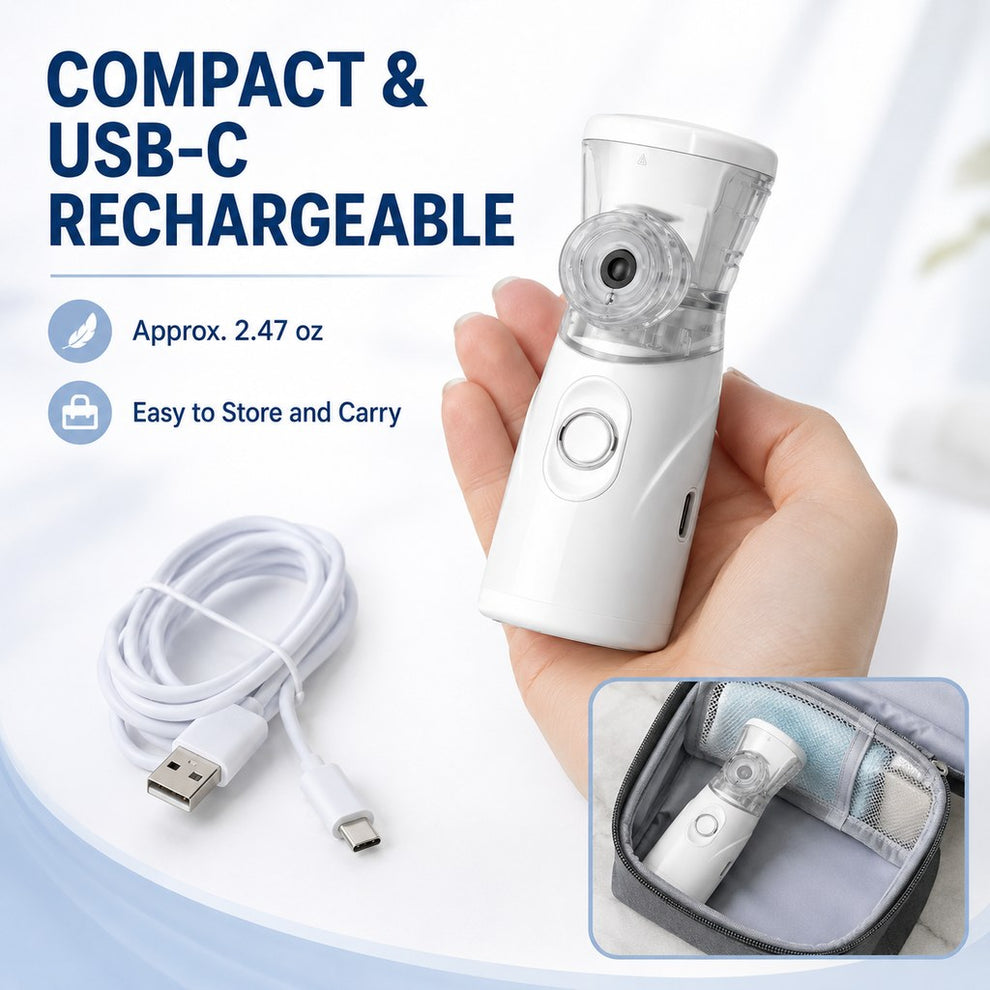 USB-C rechargeable portable pet nebulizer