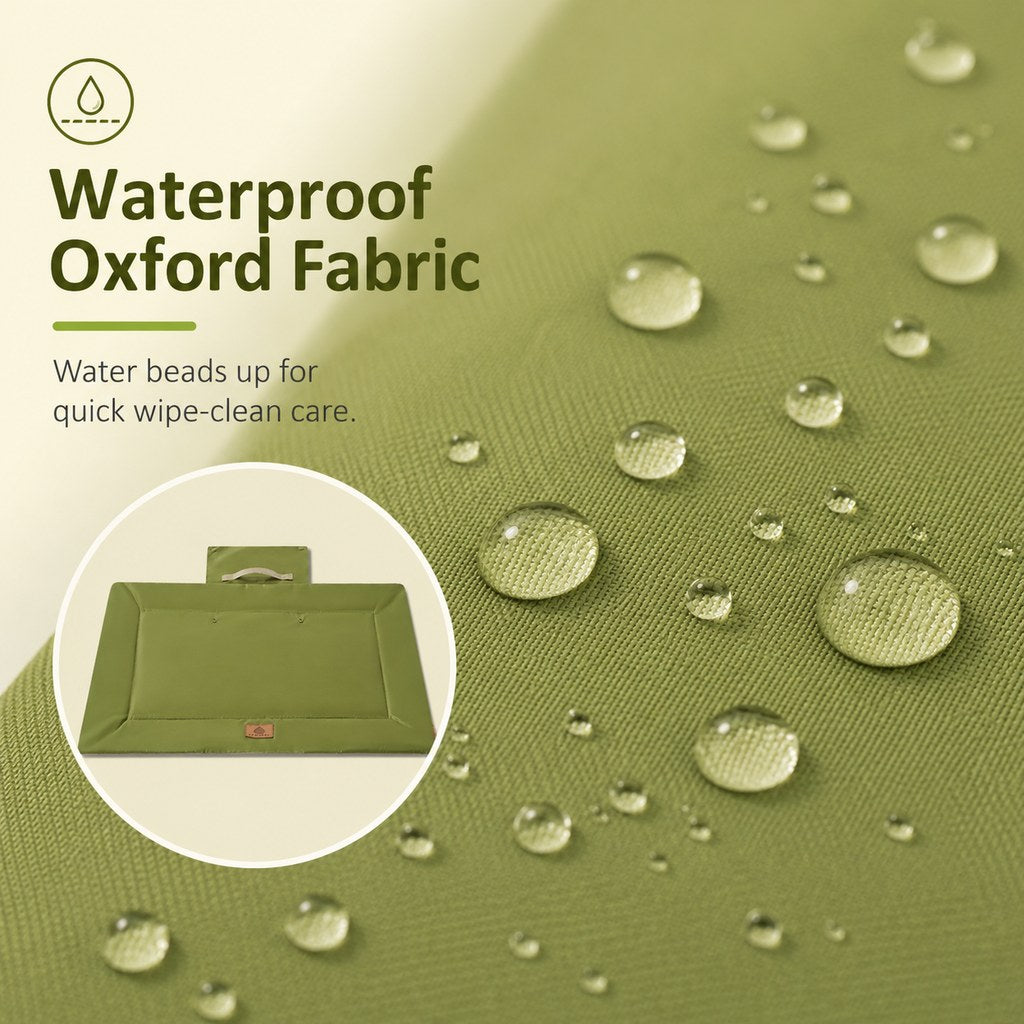 Paws in Awe Waterproof Outdoor Pet Camping Mat - Foldable Dog Travel Bed for Camping, Car Trunk & Patio, Keeps Pets Off Wet Grass & Dirt image 4