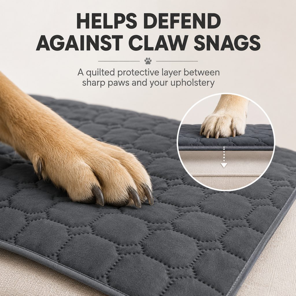 Paws in Awe Waterproof Pet Sofa Protector Cover for Dogs & Cats - Quilted Furniture Cover for Couch, Bed & Car Seat Protection image 3