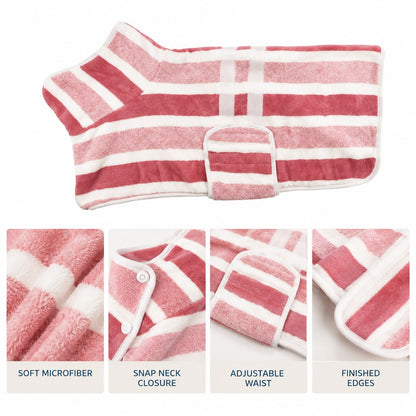 Wearable dog drying towel product details and microfiber fabric