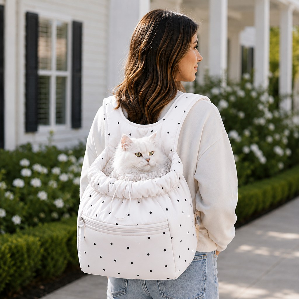 Paws in Awe Hands-Free Pet Carrier Backpack for Everyday Outings – Breathable Travel Carrier for Cats & Small Dogs image 12